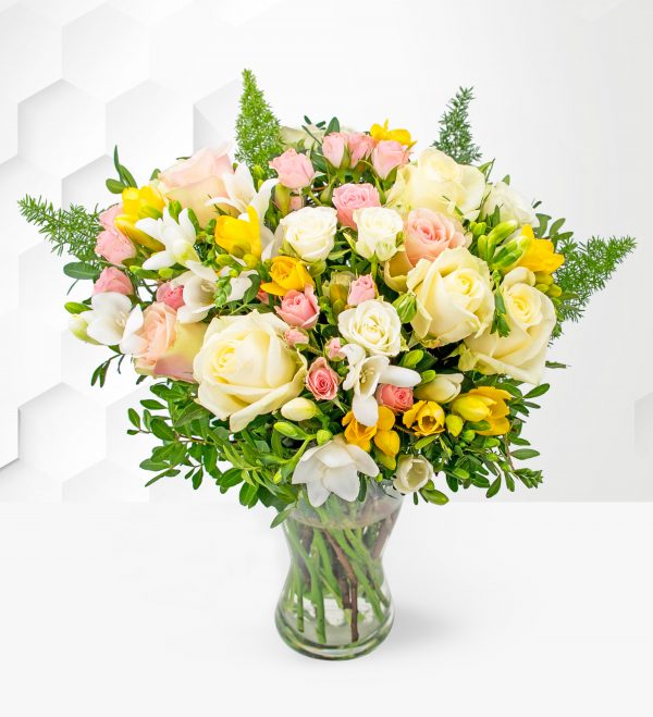 Rose and Freesia – Free Chocs – Flower Delivery – Next Day Flower ...